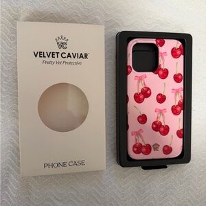 iPhone 16 pro max Velvet Caviar Cherry Blossom Phone Case